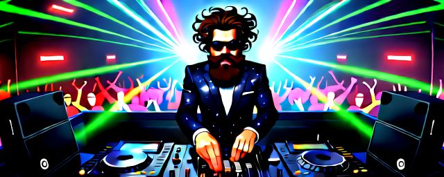 Wolfman Jock mixing the hits